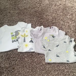 Baby Boy Dinosaurs onesies